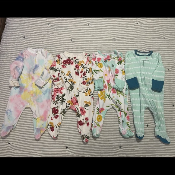 Old Navy Other - Target/Old Navy Baby Girls Pajamas Bundle 0-3